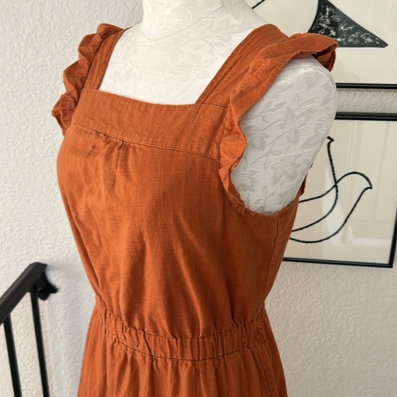 Universal Thread Burnt Orange Dress- size Small - Picture 3 of 10